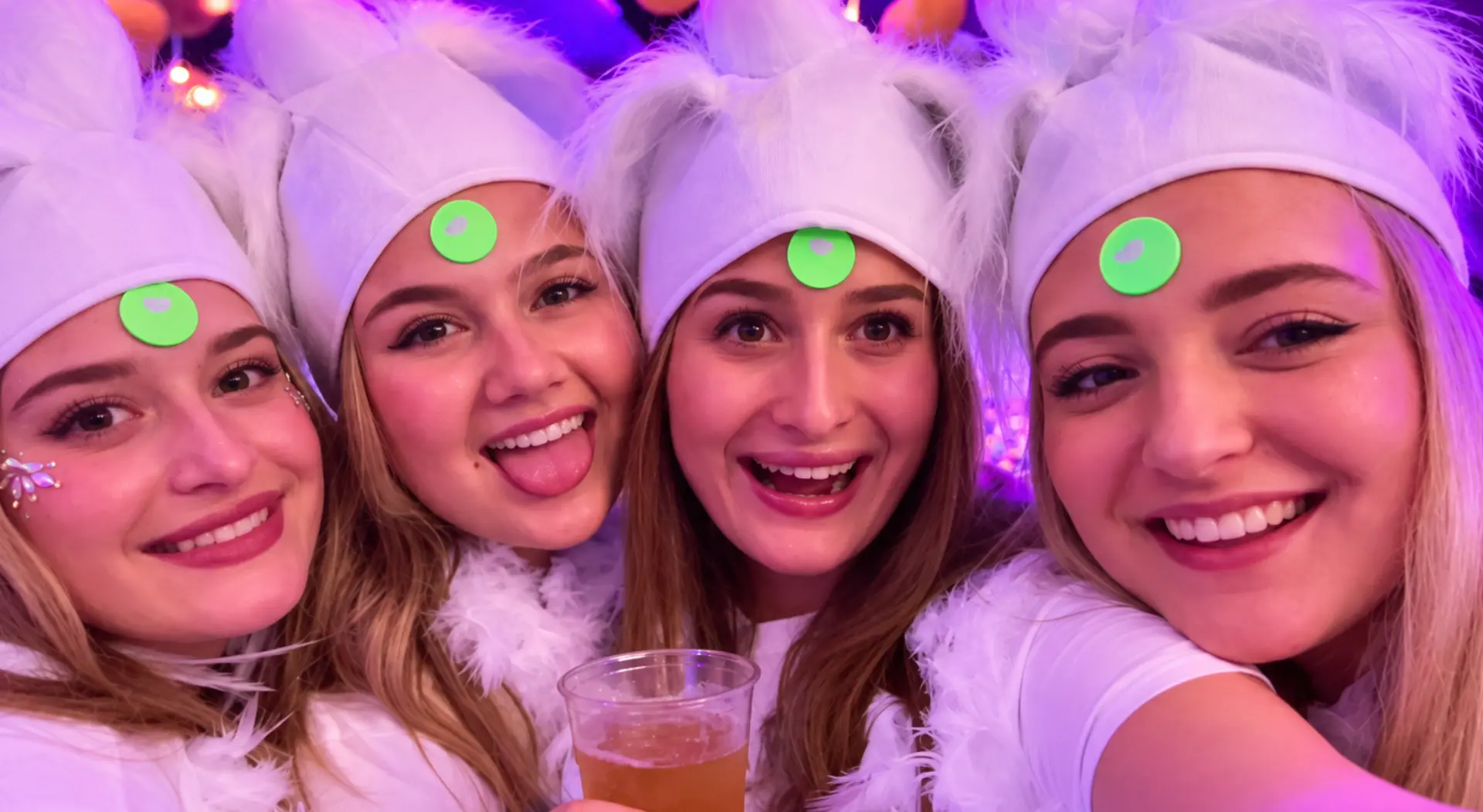 Bezoekers in feeststemming tijdens een avond in Café De Zwaan